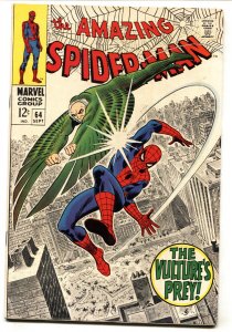 AMAZING SPIDER-MAN #64-MARVEL COMICS SILVER-AGE VF-