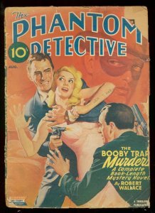 Phantom Detective--August 1944--Pulp Magazine--Thrilling--FR/G