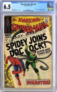 Amazing Spider-Man #56 (Marvel, 1968) CGC Graded 6.5