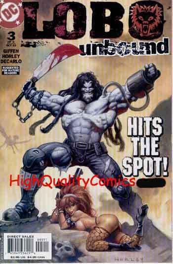 LOBO UNBOUND #3, NM+, Maim Man, Alex Horley, Frag, 2003, more in store