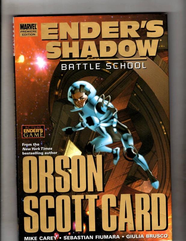 Ender's Shadow Battle School Marvel Comics HARDCOVER Graphic Novel Book J335