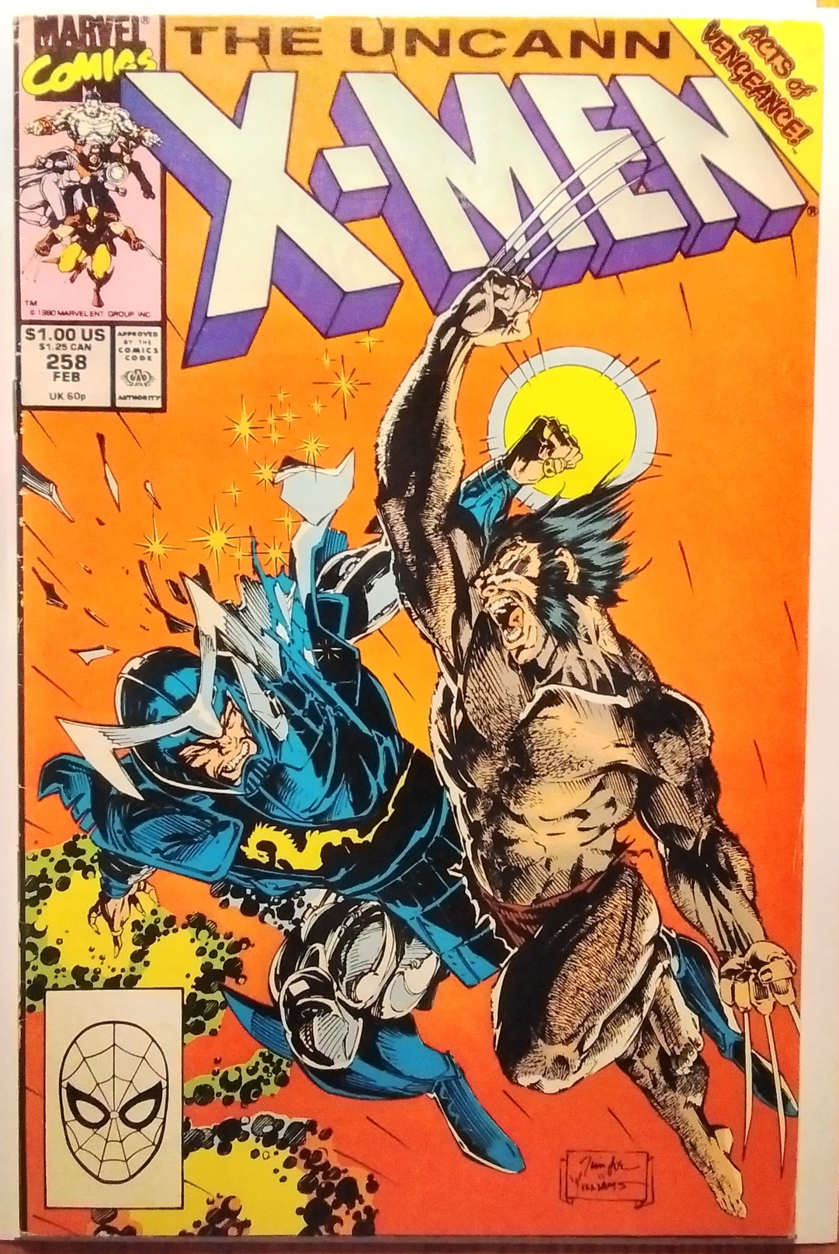 The Uncanny X-Men #258 (1990) | Comic Books - Copper Age, Marvel / HipComic