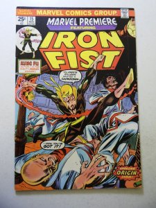 Marvel Premiere #15 (1974) 1st App of Iron Fist! FN Condition MVS Intact