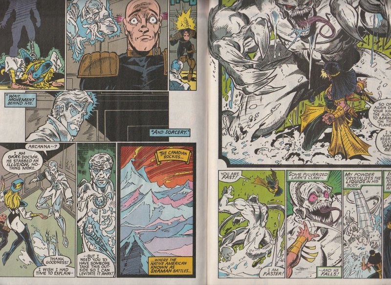 Over The Edge # 2 Dr. Strange Faces Silver Dagger