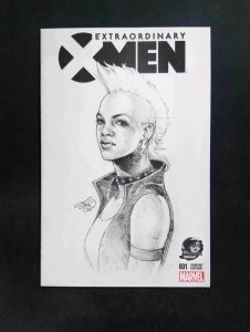 Extraordinary X-Men #1PHANTOM.B  MARVEL Comics 2016 VF/NM  Variant Cover