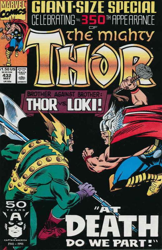 Thor #432 VF/NM; Marvel | combined shipping available - details inside