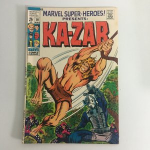 Marvel Super-Heroes #19 - Kazar - Savage Land - Sub-Mariner - High Grade 