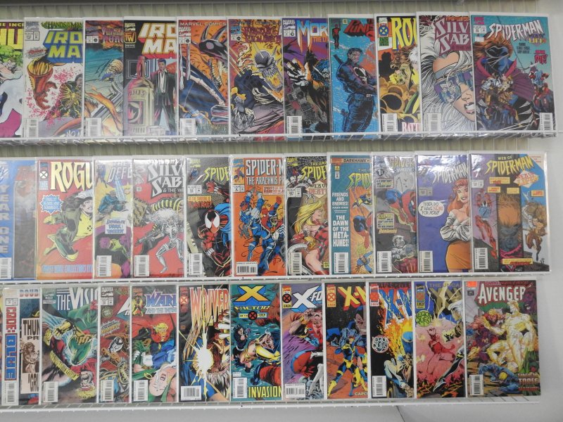 Huge Lot Comics W/ Spider-Man, Hulk, Iron man+ Avg VF+ Condition!!