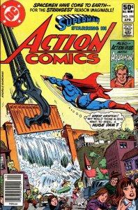 Action Comics #518 (Newsstand) VG ; DC | low grade comic Superman 1981 Aquaman
