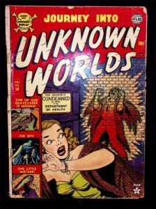 Journey Into Unknown Worlds #14 Wolverton Everett Art 1952 Atlas Pre Code Horror