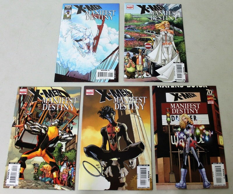 Marvel: X-Men: Manifest Destiny (2008) #1-5 COMPLETE SET 