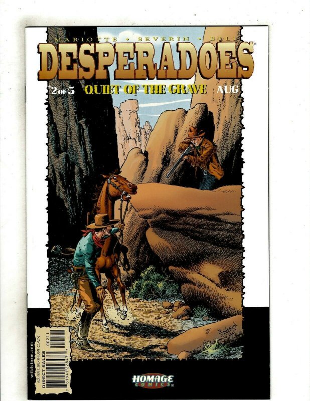 Lot Of 8 Desperadoes Homage Comics Comic Books # 1 2 3 4 5 + 1 1 2 3 IDW GE6 