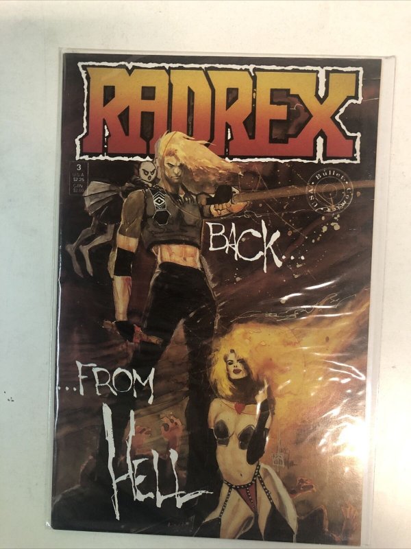 Radrex (1990) Complete Set # 1-2-3 (VF/NM) USA Bullet Comics