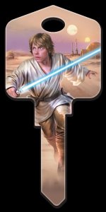 Star Wars Key Blanks (Kwikset-KW, Luke Skywalker)