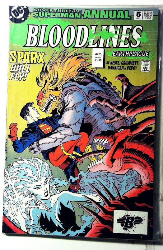 Adventures of Superman Annual #5 (1993) DC Comics 1st Print Comic Book