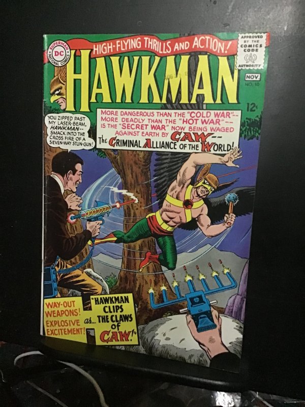 Hawkman #10 (1965) 1st C.A.W.! Anderson art! High-grade key! VF/NM Oregon CERT!