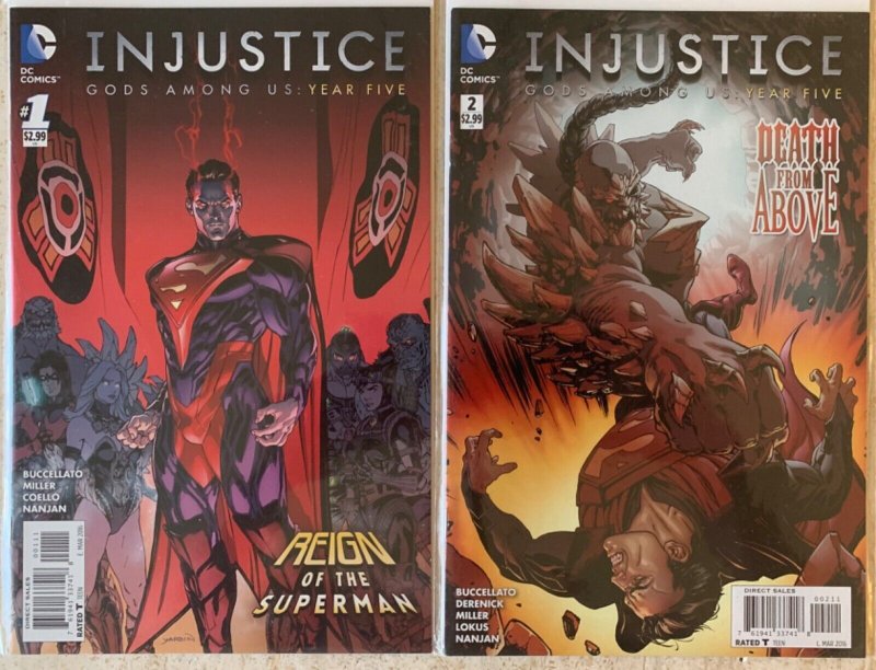 INJUSTICE: GODS AMONG US YEAR FIVE 1-20 + ANNUAL 1 | 2016-2017 | COMPLETE SERIES