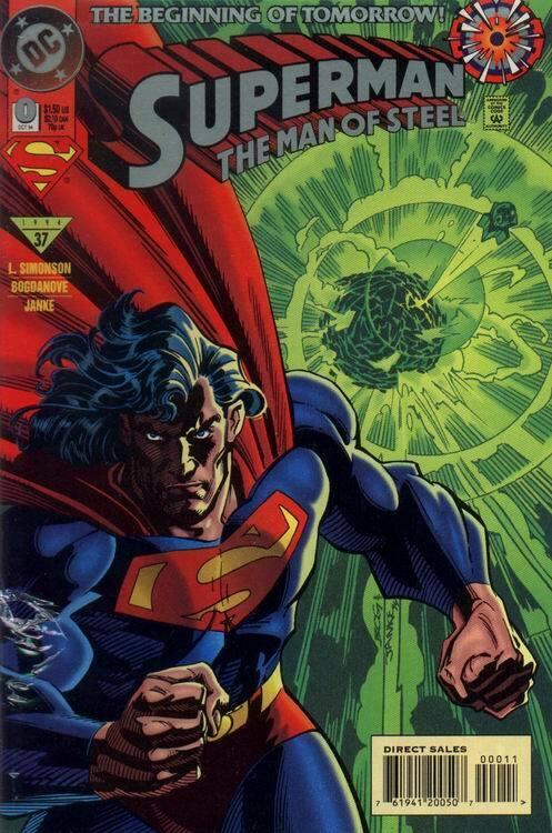 SUPERMAN: MAN OF STEEL (1991 DC Comics) #0 NM