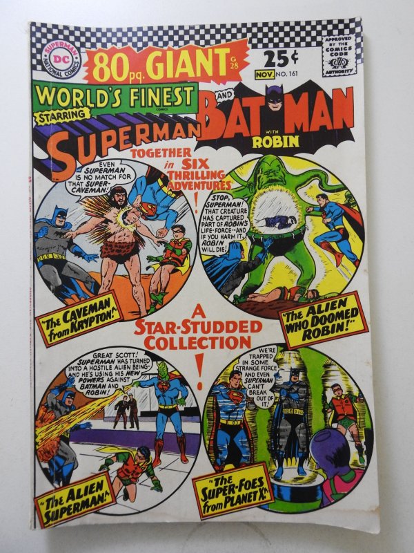 World's Finest Comics #161 (1966) Solid VG Condition!