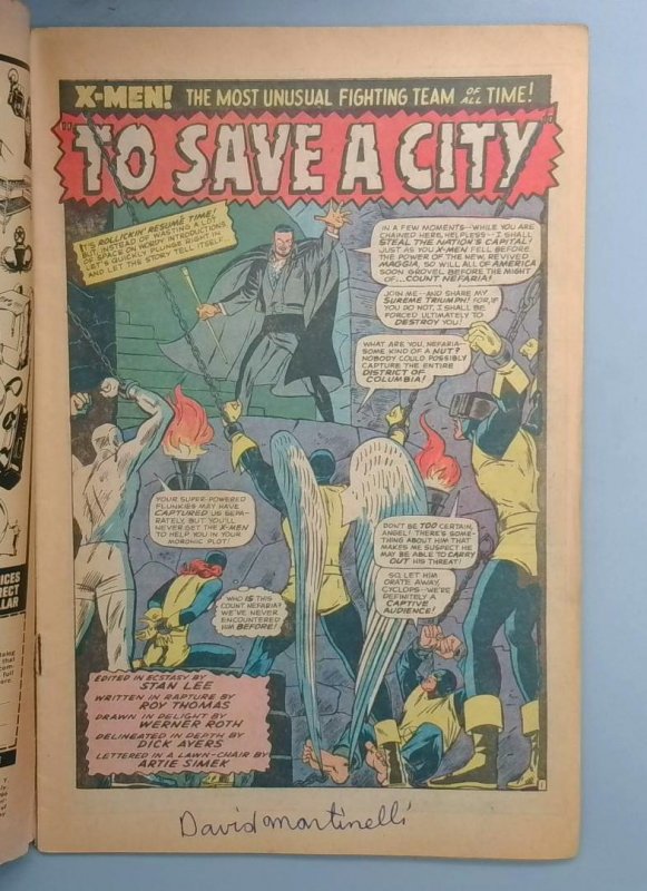 Uncanny X-Men #23 GD/VG Porcupine Marvel 1966