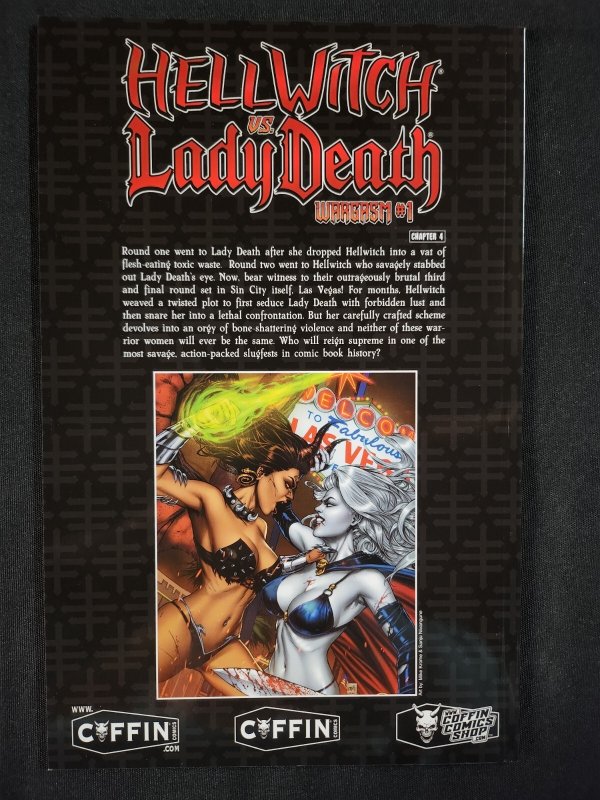 Hellwitch vs Lady Death: Wargasm #1 - Jewel Ed. / Signed B. Pulido (9.2) 2022