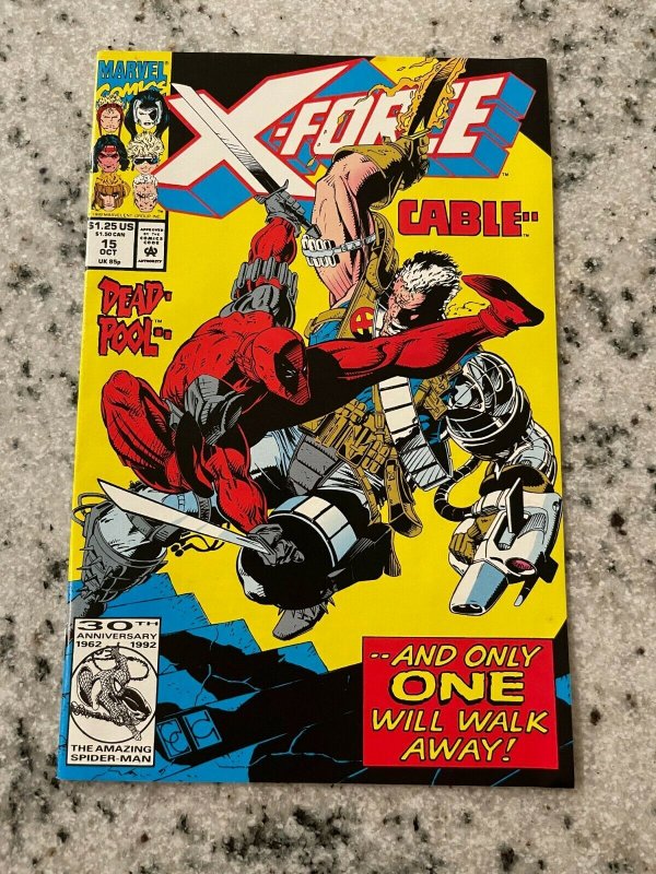 X-Force # 15 NM Marvel Comic Book Deadpool Cable X-Men Wolverine Domino J601