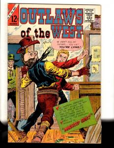 Lot Of 7 Outlaws Of The West Charlton Comic Books # 54 56 57 59 61 62 69  JL40