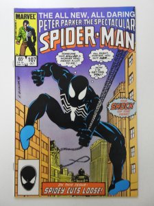 The Spectacular Spider-Man #107 Direct Edition (1985) 1st Sin-Eater! VF-NM!!