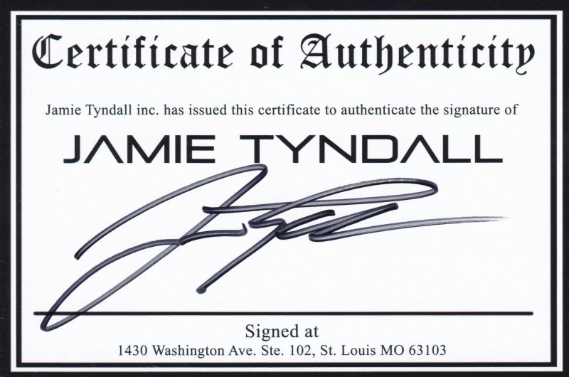 Dynamite Comics The Invincible Red Sonja #4 Wrap Signed Tyndall with COA NM