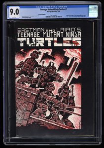 Teenage Mutant Ninja Turtles #1 CGC VF/NM 9.0 White Pages 2nd Print