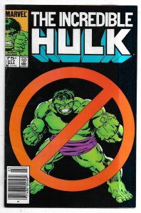 The Incredible Hulk #317  Marvel 1986  n181x