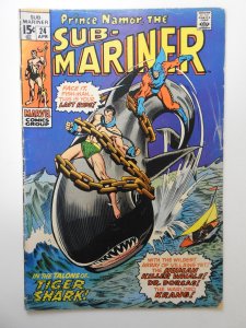 Sub-Mariner #24  (1970) VG- Condition!