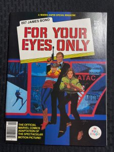 1980 Marvel Super Special #19 VF- 7.5 James Bond 007 For Your Eyes Only