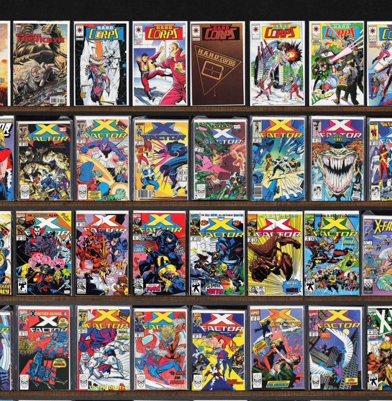Huge Lot 150+ Comics with X-Factor, Quasar, The H.A.R.D. Corps, X-Force & More!