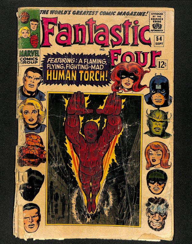 Fantastic Four #54 3rd Appearance Black Panther!