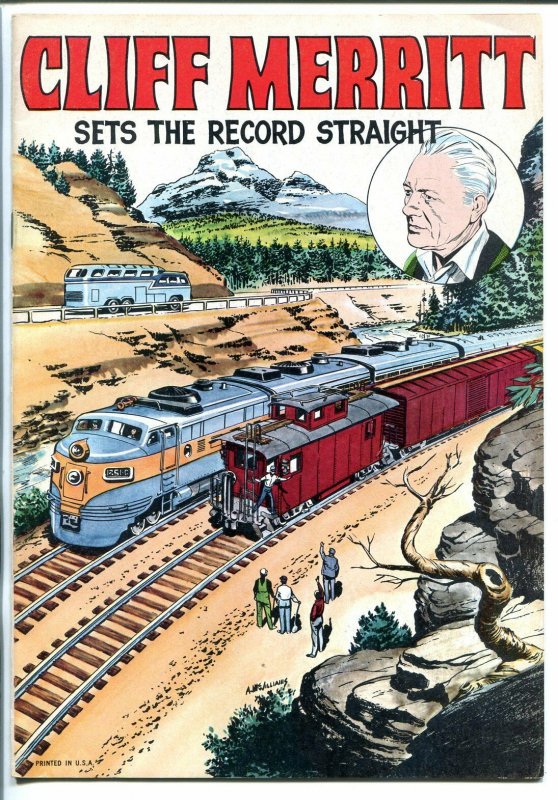 Cliff Merritt Sets The Record Straight 1952-Al McWilliams COVER-vf-