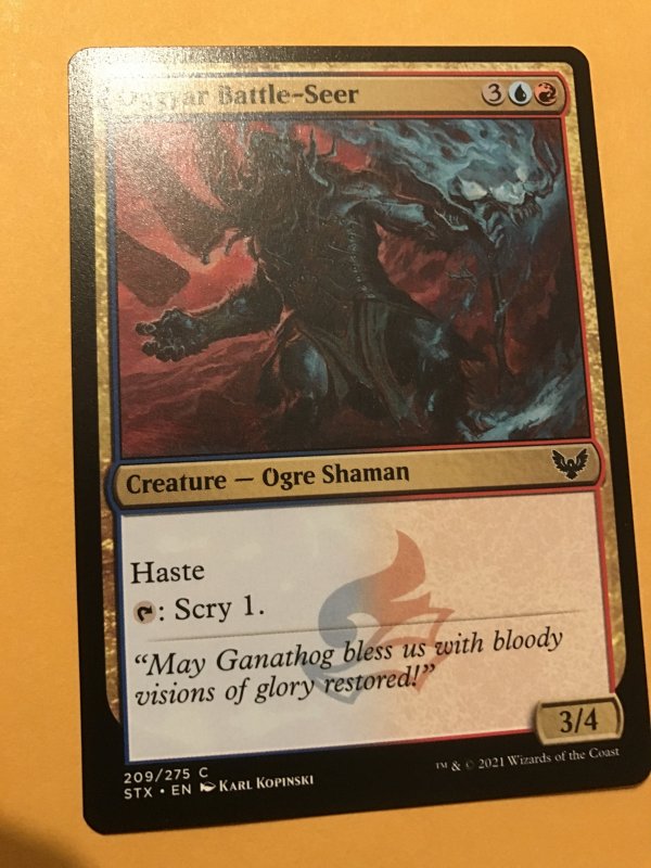 OGGYAR BATTLE-SEER : Magic the Gathering MTG card / STRIXHAVEN, NM