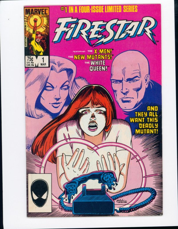 Firestar #1 Direct Edition (1986) 2nd appearance & 1st solo title for Firestar