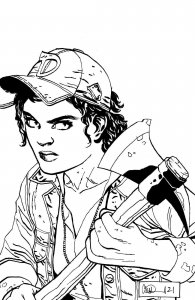 Skybound X #1 2021 Adlard Black & White 1:10 Image Comics EB139