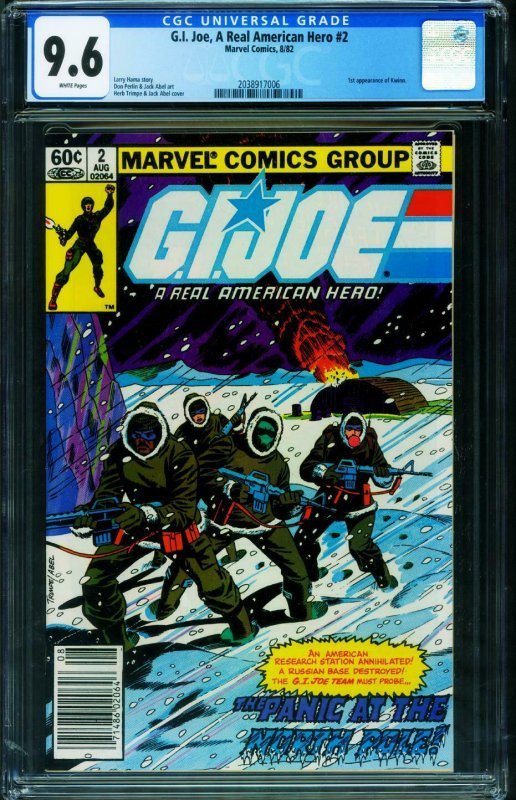 G.I. Joe Real American Hero #2 1983 1st Kwinn Newsstand-2038917006