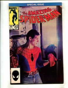 AMAZING SPIDER-MAN #262 (7.0) PHOTO COVER!! 1984