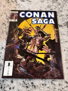Conan Saga # 25 VF/NM Marvel Comic Book Magazine Red Sonja Kull 3 J390