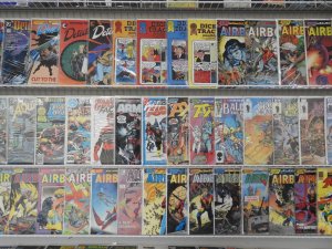 Huge Lot 130+ Comics W/ Batman, Aquaman, Airboy+ Avg VF+ Condition!
