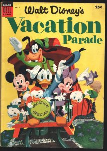 Walt Disney's Vacation Parade #5 1954-Donald Duck-Little Hiawatha-Mickey Mouse