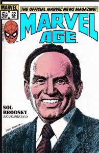 Marvel Age #22 FN ; Marvel | Sal Brodsky John Romita