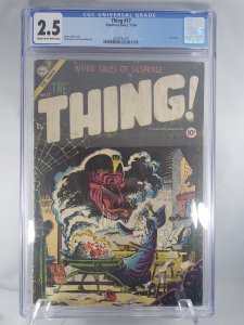 Thing! #17 CGC 2.5 Golden age comic