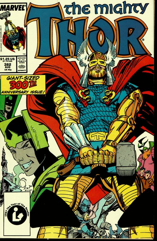 Thor #382 - NM - Giant Sized 300the Anniversary Issue!
