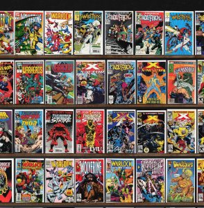 Huge Lot 150+ Comics with X-Factor, Wolverine, Thunderstrike, Wolfpack & More!