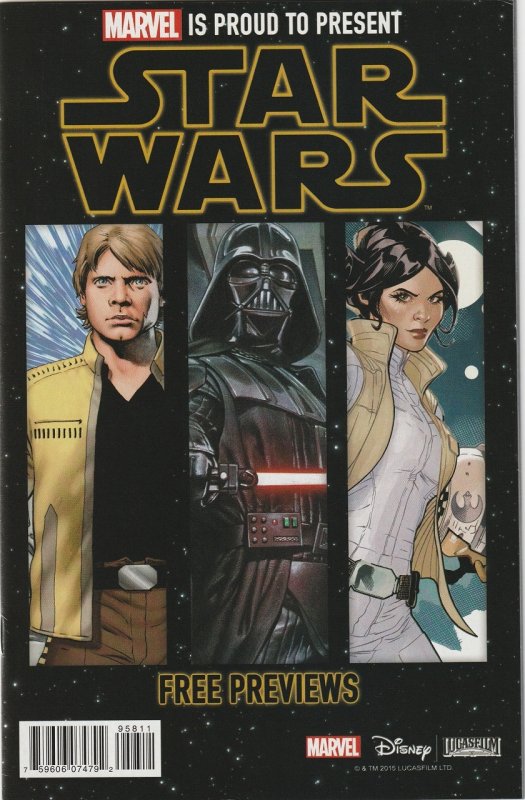 STAR WARS MOVIE SAMPLER (2016) MARVEL AND DISNEY ONE-SHOT PREVIEW