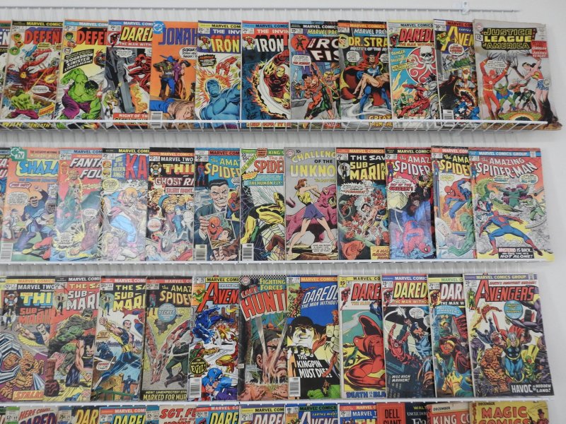 Huge Lot of 180+ Low Grade Comics W/ Spider-Man, Daredevil, Hulk, +More!